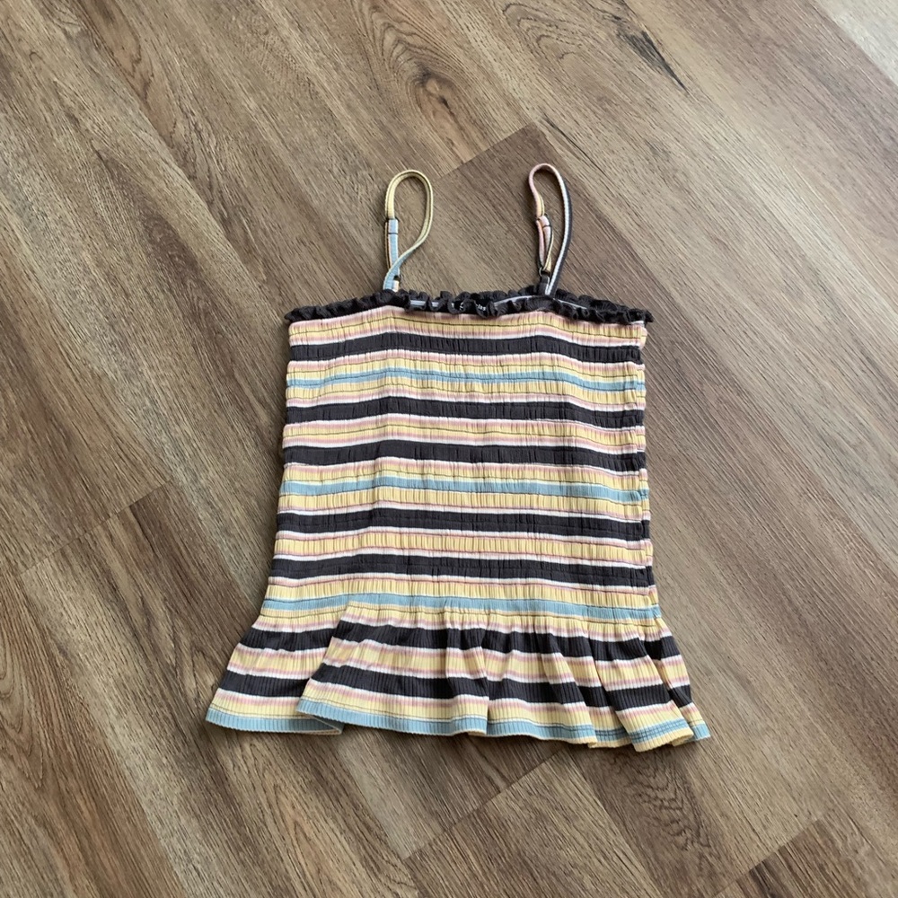NWOT Art Class Girls Peplum Tank Top